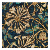 William Morris Honeysuckle Tapestry Sierkussen Foto Afdruk (Voorkant)