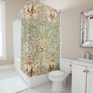 William * Morris Honeysuckle Victoriaans Douchegordijn
