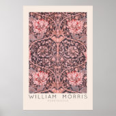 William Morris Honeysuckle Wall Art Print (Voorkant)