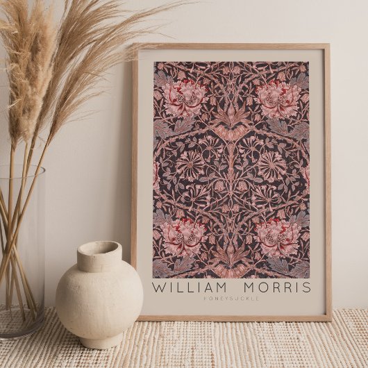 William Morris Honeysuckle Wall Art Print