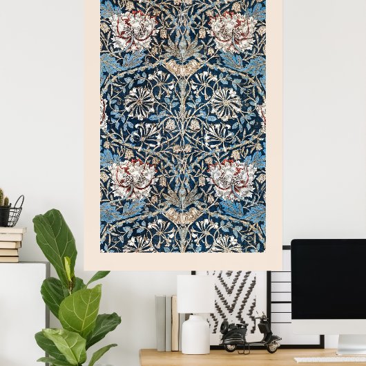 William Morris Honeysuckle Wallpaper Art Print (Thuiskantoor)