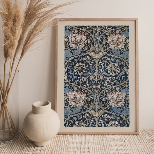 William Morris Honeysuckle Wallpaper Art Print