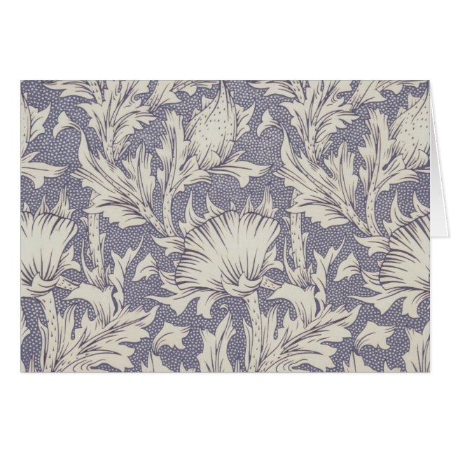 William Morris Horn Poppy Behangdruk: Vintage (Voorkant Horizontaal)