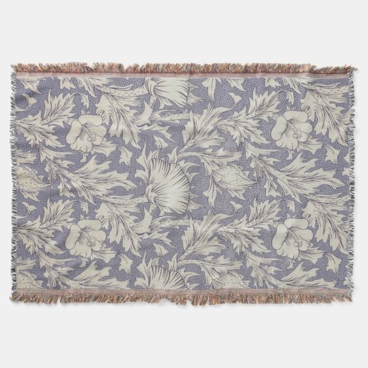William Morris Horn Poppy Behangdruk: Vintage Deken (Voorkant)