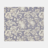 William Morris Horn Poppy Behangdruk: Vintage Fleece Deken (Voorkant (Horizontaal))