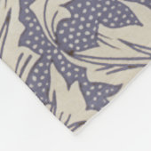William Morris Horn Poppy Behangdruk: Vintage Fleece Deken (Hoek)