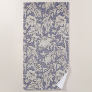 William Morris Horn Poppy Behangdruk: Vintage Strandlaken