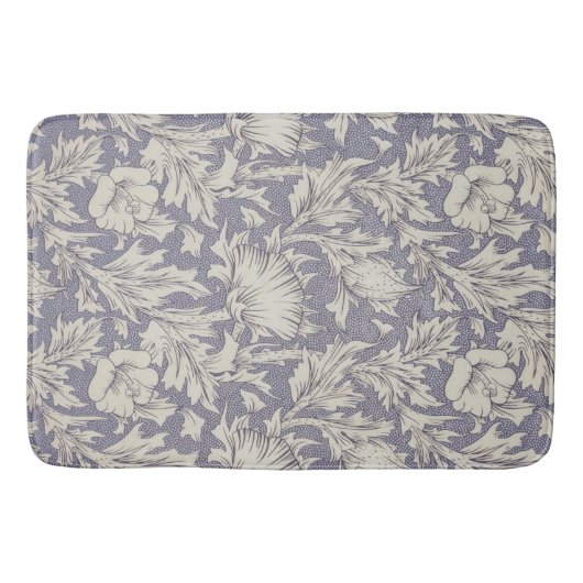 William Morris Horn Poppy Classic Floral Badmat (Voorkant)