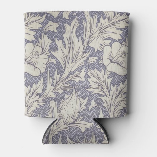 William Morris Horn Poppy Classic Floral Blikjeskoeler (Voorkant)