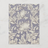 William Morris Horn Poppy Classic Floral Briefkaart (Voorkant)