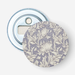 William Morris Horn Poppy Classic Floral Button Flesopener