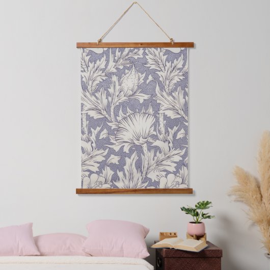 William Morris Horn Poppy Classic Floral Hangend Wandkleed (Slaapkamer)