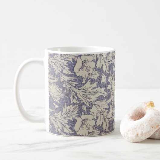 William Morris Horn Poppy Classic Floral Koffiemok (Met donut)