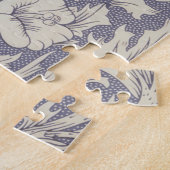 William Morris Horn Poppy Classic Floral Legpuzzel (Zijkant)