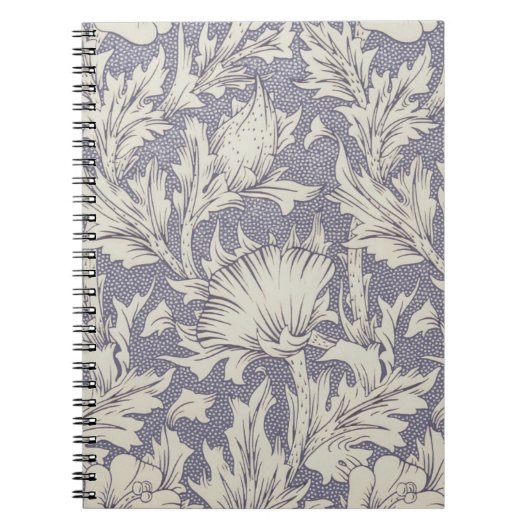 William Morris Horn Poppy Classic Floral Notitieboek (Voorkant)