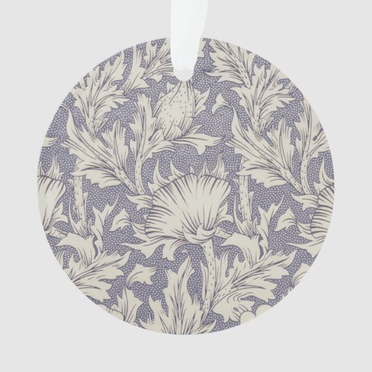 William Morris Horn Poppy Classic Floral Ornament (voorkant)