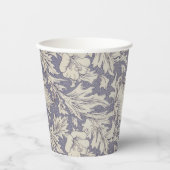 William Morris Horn Poppy Classic Floral Papieren Bekers (Voorkant)