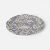 William Morris Horn Poppy Classic Floral Papieren Bordje (Gekanteld)