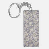 William Morris Horn Poppy Classic Floral Sleutelhanger (Voorkant Links)