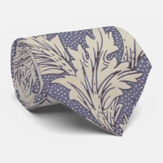 William Morris Horn Poppy Classic Floral Stropdas (Opgerold)