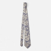 William Morris Horn Poppy Classic Floral Stropdas (Achterkant)