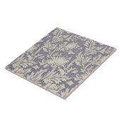 William Morris Horn Poppy Classic Floral Tegeltje (Zijkant)