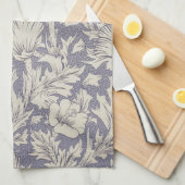 William Morris Horn Poppy Classic Floral Theedoek (Quarter Fold)