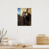 William Morris Hunt Girl op de fontein Poster (Keuken)