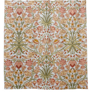 William Morris Hyacint Bloemrijke Botanische Kunst Douchegordijn
