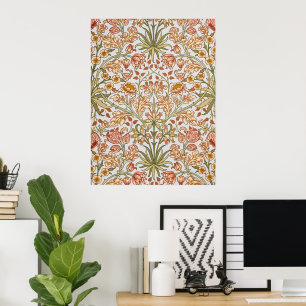 William Morris Hyacint Bloemrijke Botanische Kunst Poster