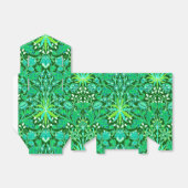 William Morris Hyacint Print, Smaragdgroen Bedankdoosjes (Uitgevouwen)