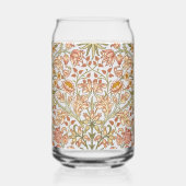 William Morris Hyacinth Floral Botanical Art Blikvorm Glas (Achterkant)