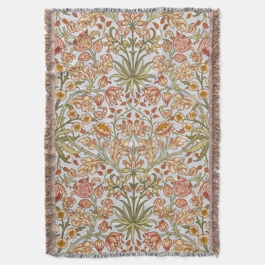 William Morris Hyacinth Floral Botanical Art Deken (Voorkant Verticaal)