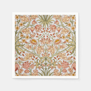William Morris Hyacinth Floral Botanical Art Servet