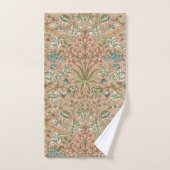 William Morris Hyacinth Flower Roos Art Bad Handdoek (Handdoek)