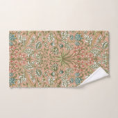 William Morris Hyacinth Flower Roos Art Bad Handdoek (Handdoek)