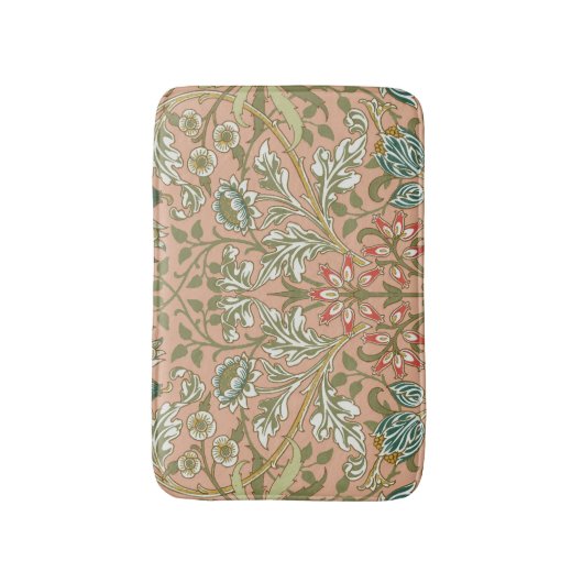 William Morris Hyacinth Flower Roos Art Badmat (Voorkant Verticaal)