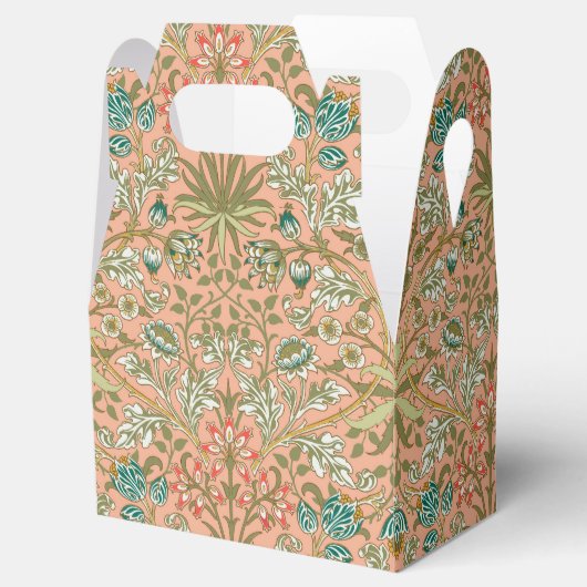 William Morris Hyacinth Flower Roos Art Bedankdoosjes (Geopend)