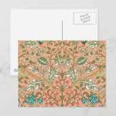 William Morris Hyacinth Flower Roos Art Briefkaart (Voorkant / Achterkant)