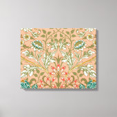 William Morris Hyacinth Flower Roos Art Canvas Afdruk (Voorkant)