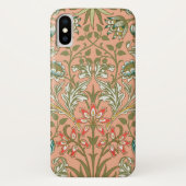 William Morris Hyacinth Flower Roos Art Case-Mate iPhone Case (Achterkant)