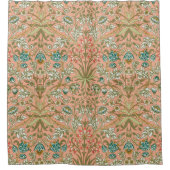 William Morris Hyacinth Flower Roos Art Douchegordijn (Voorkant)