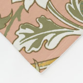 William Morris Hyacinth Flower Roos Art Fleece Deken (Hoek)