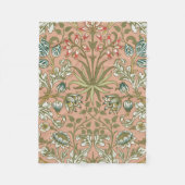 William Morris Hyacinth Flower Roos Art Fleece Deken (Voorkant)