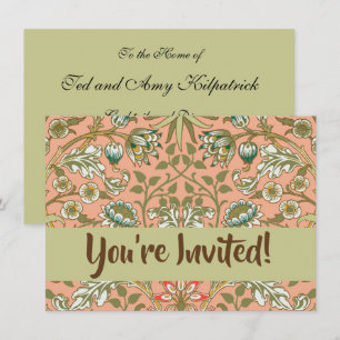 William Morris Hyacinth Flower Roos Art Kaart