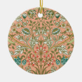 William Morris Hyacinth Flower Roos Art Keramisch Ornament (Voorkant)