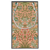 William Morris Hyacinth Flower Roos Art Klein Cadeauzakje (Achterkant)