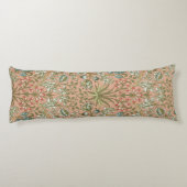 William Morris Hyacinth Flower Roos Art Lichaamskussen (Achterkant)