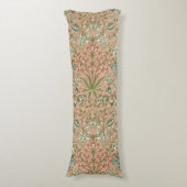 William Morris Hyacinth Flower Roos Art Lichaamskussen (Voorkant Verticaal)