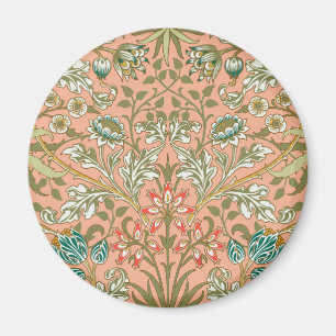 William Morris Hyacinth Flower Roos Art Magneet